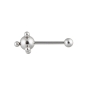 Preview: barbell-piercing-mit multiballkugel