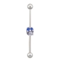 Preview: industrial barbell totenkopf Preview: industrial barbell totenkopf