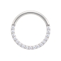 Preview: piercing clicker edelstahl strassteine Preview: piercing clicker edelstahl strassteine