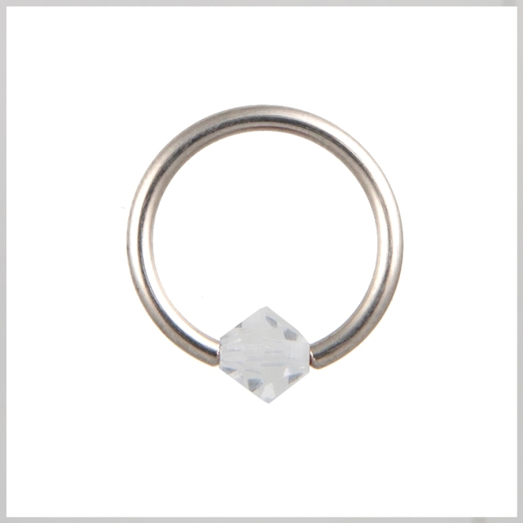 piercing klemmring mit gasverschluß