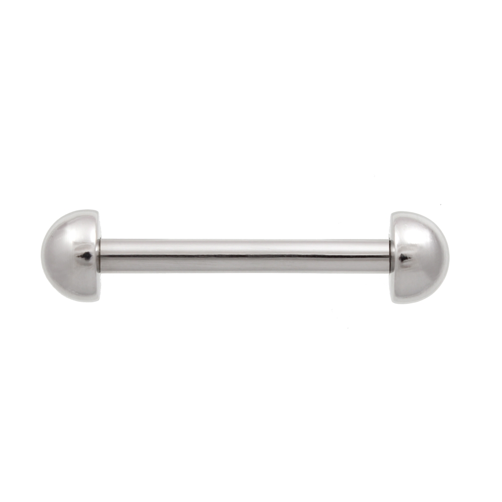 barbell piercing edelstahl halbkugeln handgerfertigt barbell piercing edelstahl halbkugeln handgerfertigt