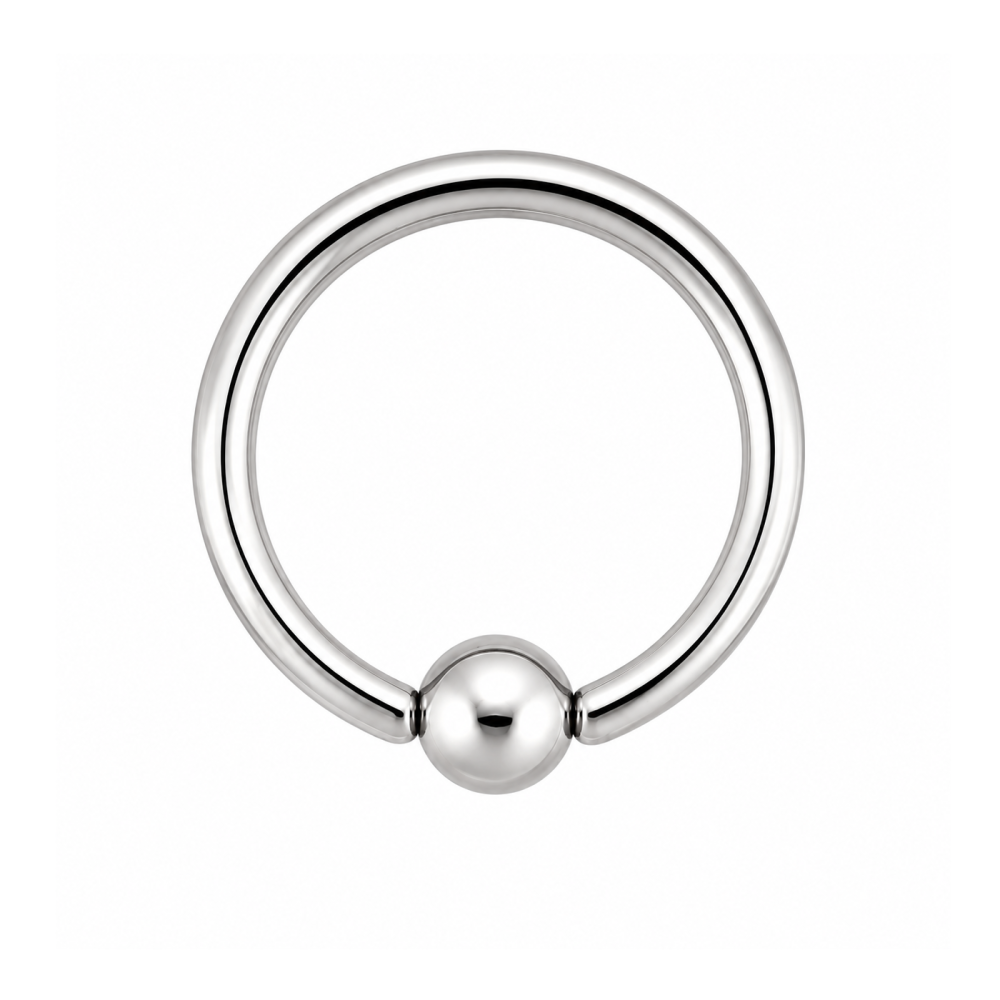 piercing klemmkugelring edelstahl handarbeit