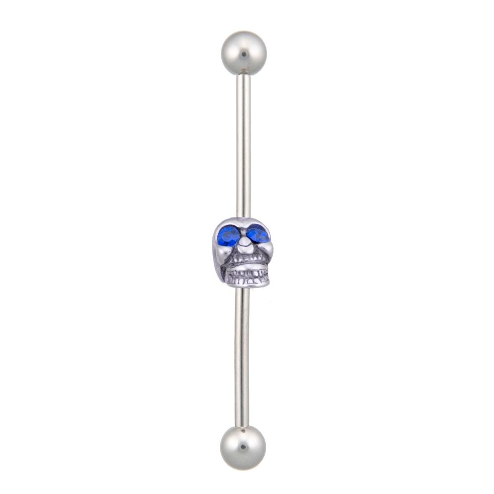 industrial barbell totenkopf industrial barbell totenkopf
