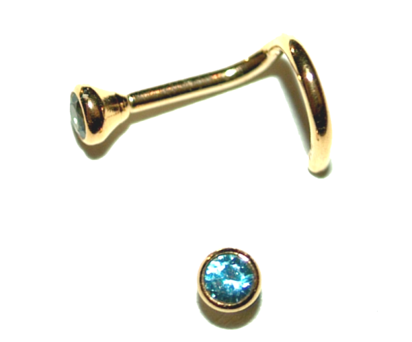 nasenpiercing 18 Karat 750 Gold
