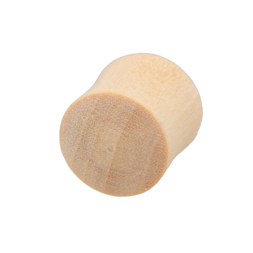 ohrpiercing ohrplug aus hellem holz ohrpiercing ohrplug aus hellem holz