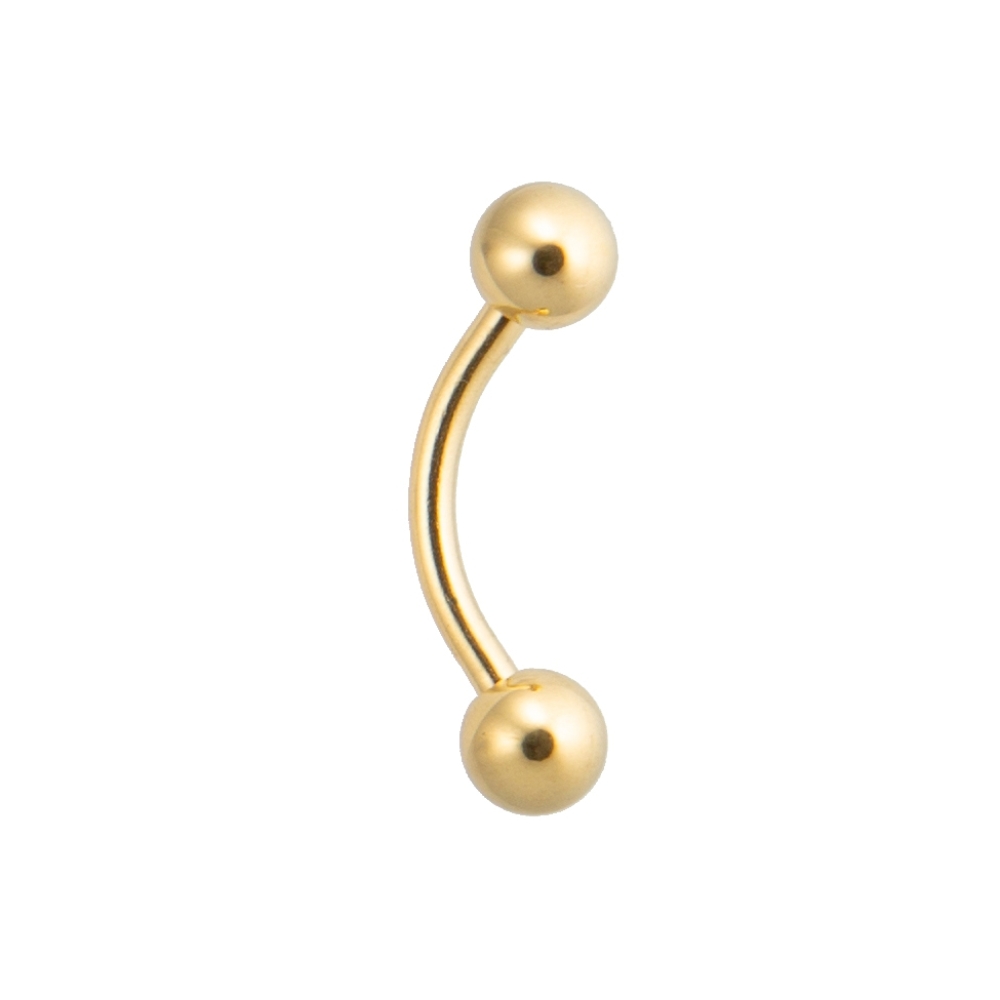 piercing bananabell in goldfarbig piercing bananabell in goldfarbig