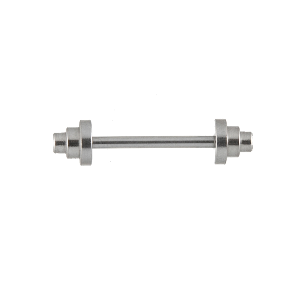 piercing barbell mit Hantelscheiben als Verschluß piercing barbell mit Hantelscheiben als Verschluß