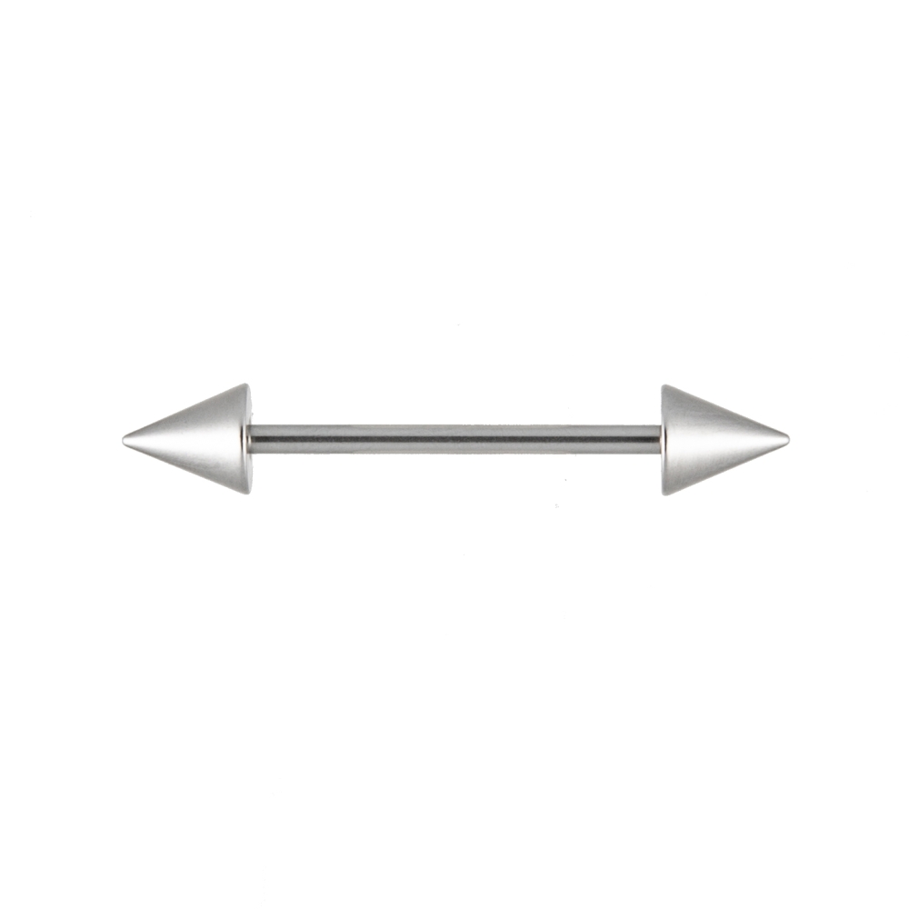 piercing barbell mit zwei spiten, material titan piercing barbell mit zwei spiten, material titan