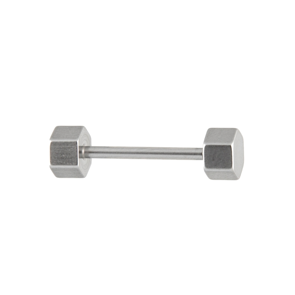 piercing barbell mit sechseck verschluss piercing barbell mit sechseck verschluss