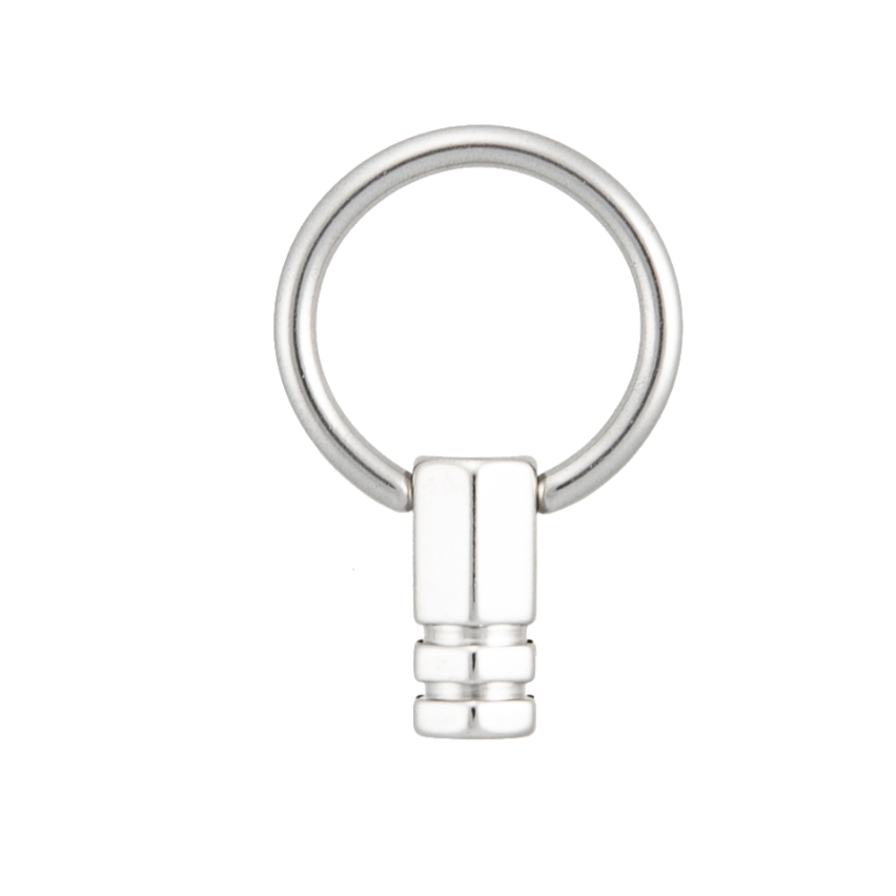 piercing klemmring mit sechseckverschluss
