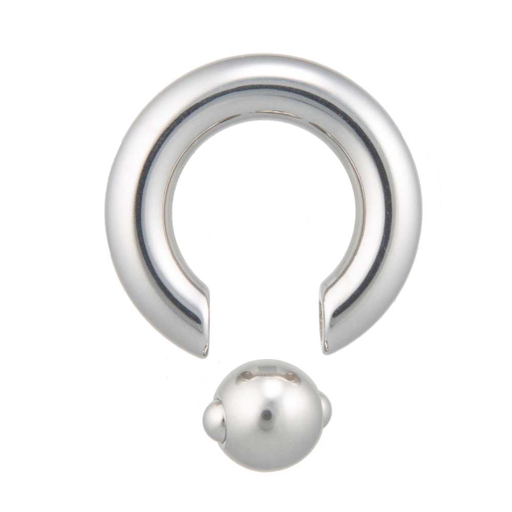piercingring edelstahl mit klippkugel piercingring edelstahl mit klippkugel