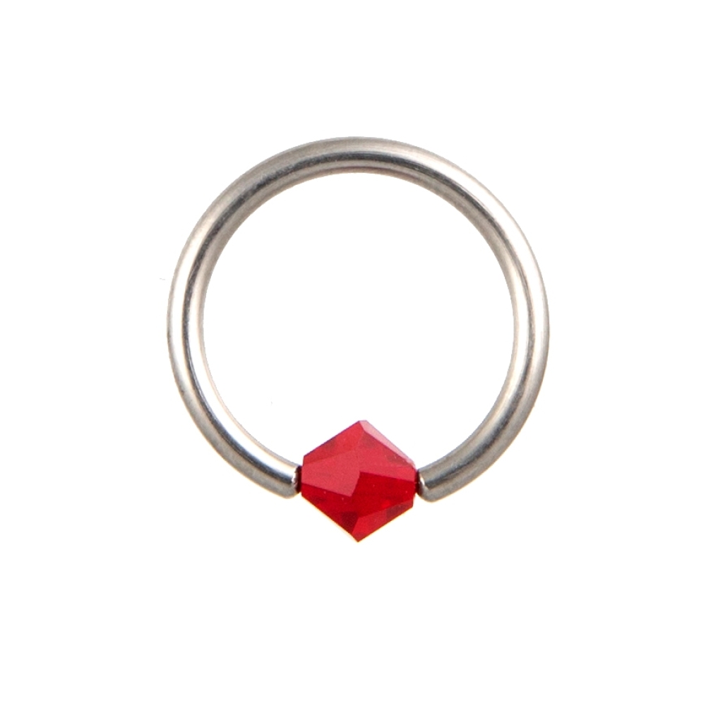 piercing ring glasverschluß