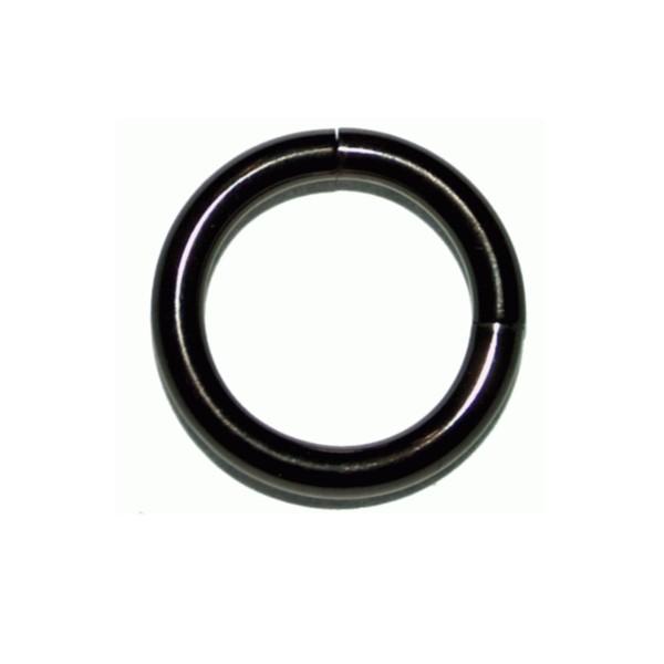 segmentring piercing schwarz