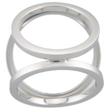 dreifach cockring draht eckig