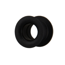 silikon flesh tunnel schwarz