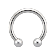 hufeisenring circular barbell titan handgefertigt