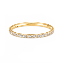 goldfarbiger clicker mit strass vorne