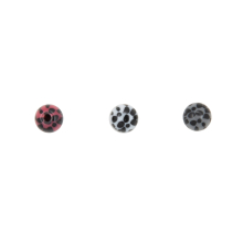Piercing Kunststoff Kugel im Leopard Design