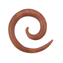 piercing spiralplug holz