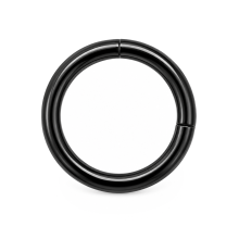 segmentring piercing schwarz
